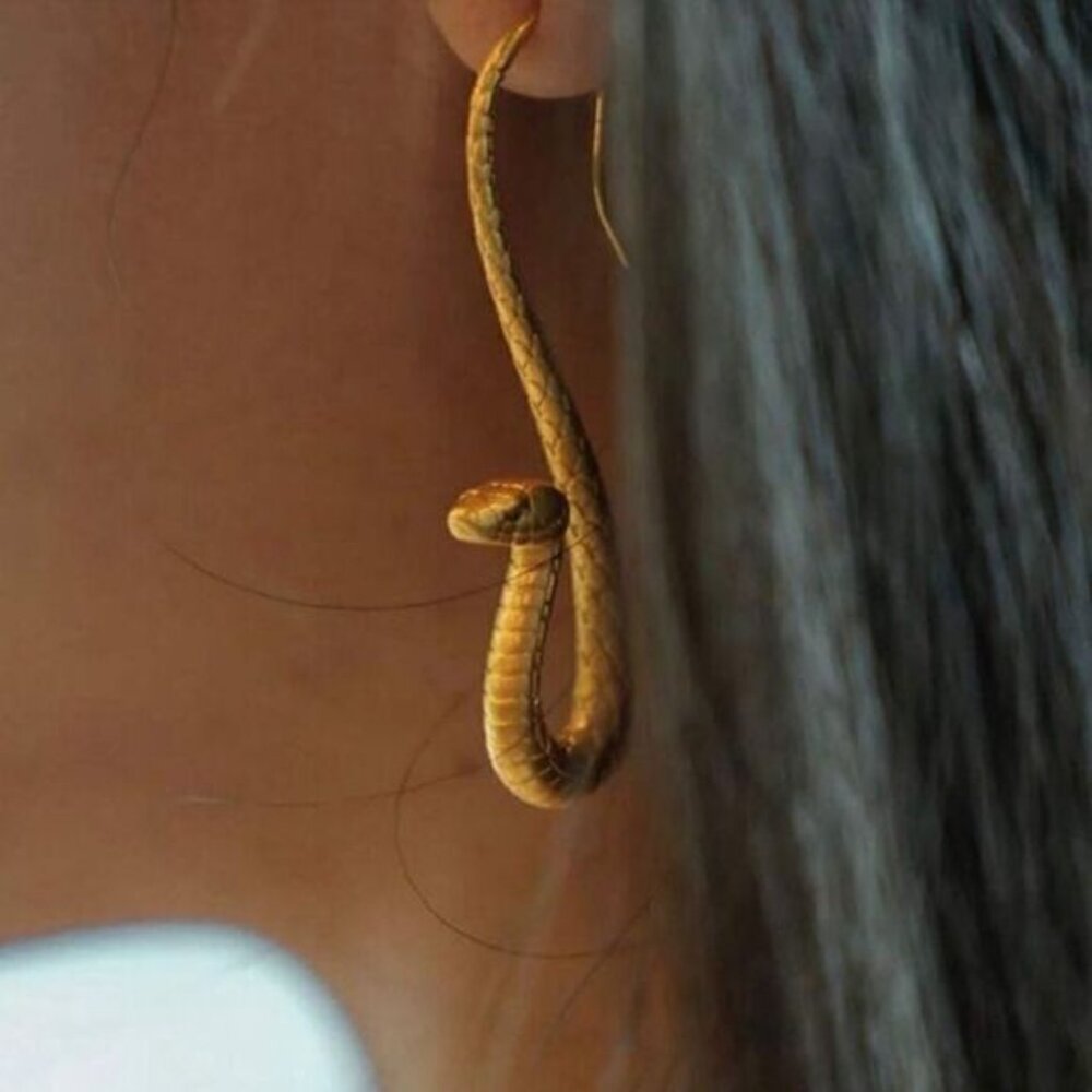 Snake earrings N1038
